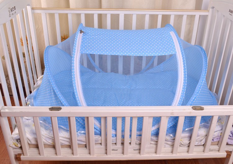 Foldable Baby Bed Net With Pillow Net - Set