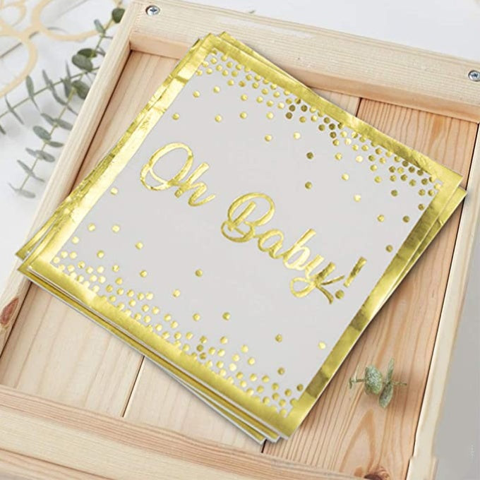 Oh Baby Theme - paper plate&cup