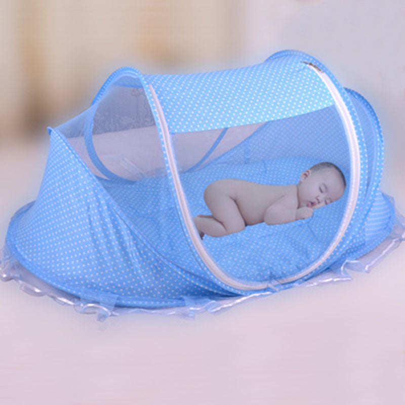 Foldable Baby Bed Net With Pillow Net - Set