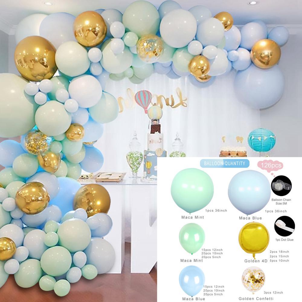 Macaron Balloon Garland Arch Baby shower Party Decoration