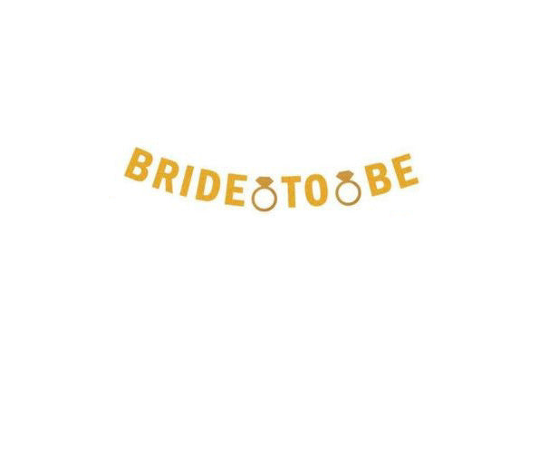 Bachelor Party Letters Garland Plate