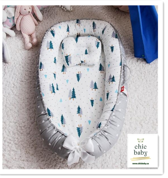 Baby Removable And Washable Bed Crib - Portable Crib - Travel Bed - Cotton Cradle