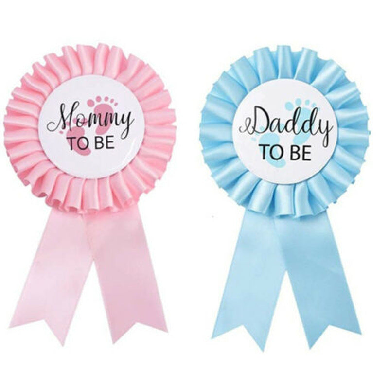 New baby welcome party shoulder strap badge