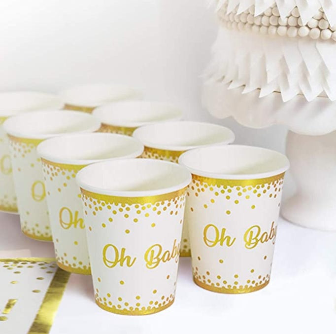 Oh Baby Theme - paper plate&cup