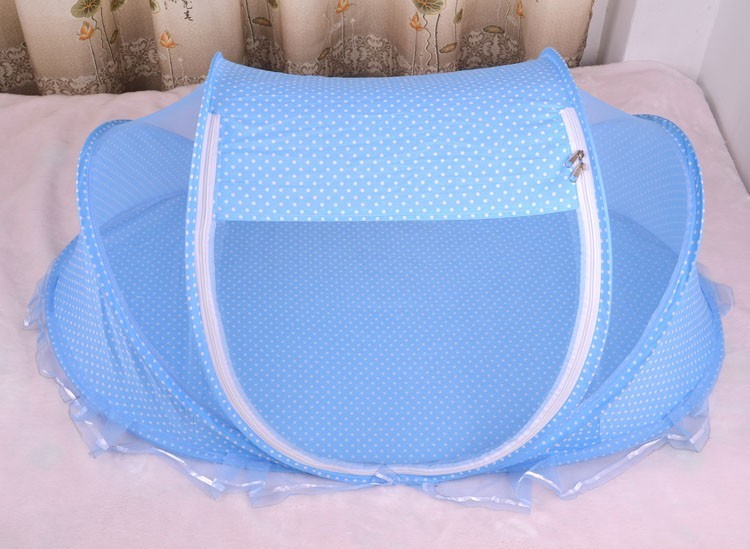 Foldable Baby Bed Net With Pillow Net - Set