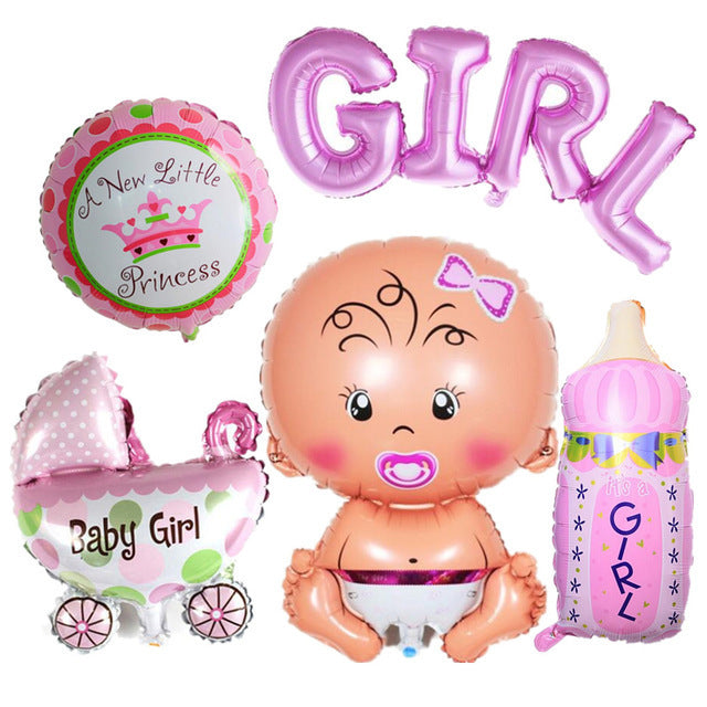 Baby shower party balloon set