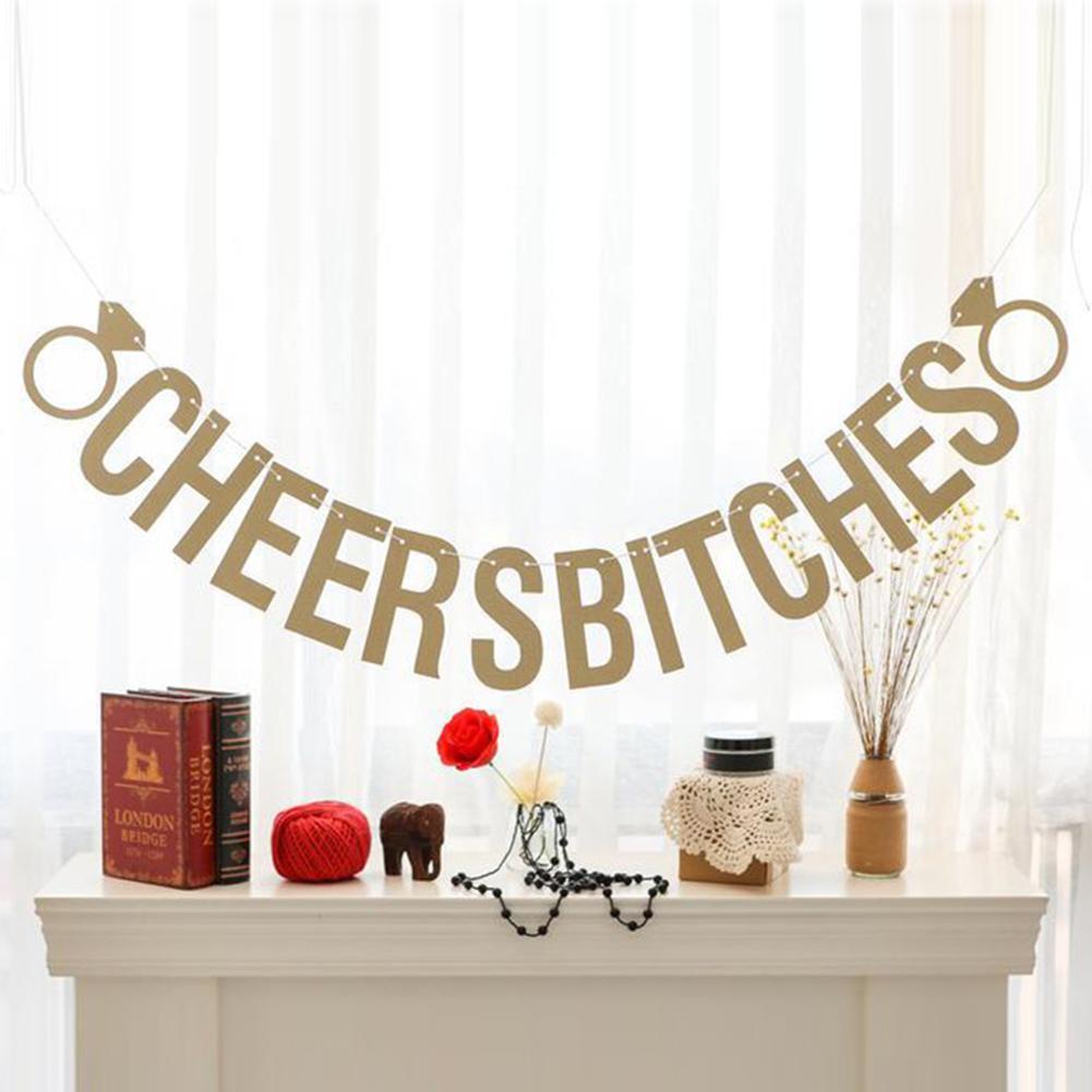 Letter Flag Bachelor Party Garland