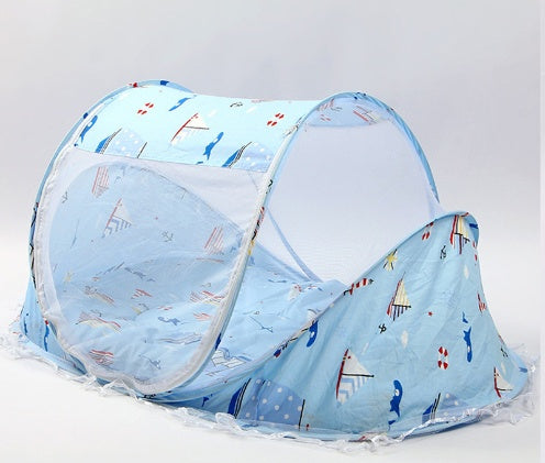 Foldable Baby Bed Net With Pillow Net - Set