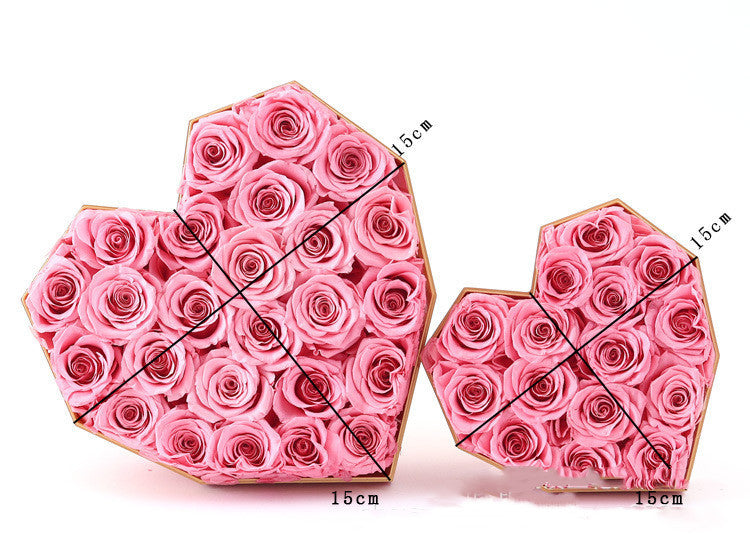 Gift Box With Flowers And Roses