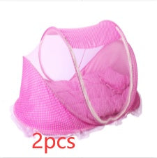 Foldable Baby Bed Net With Pillow Net - Set
