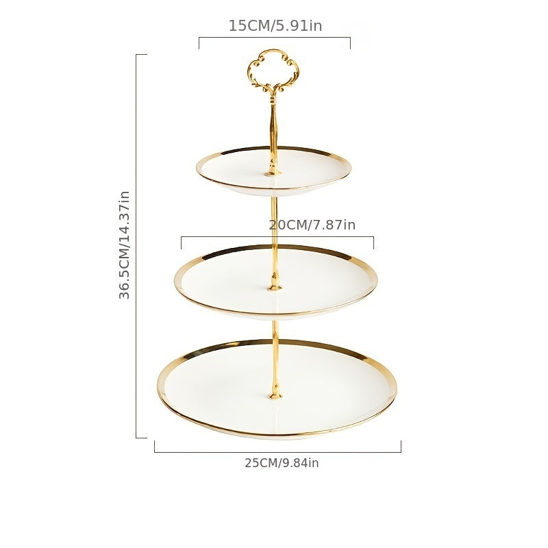 Decorative Three-layer Tray