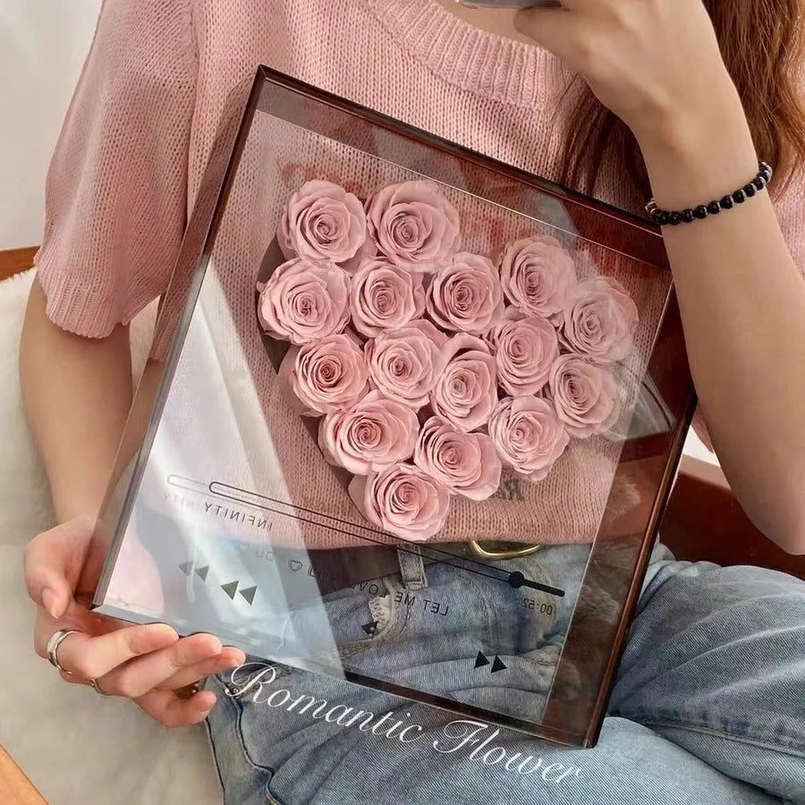 Transparent Acrylic Flower Box Eternal