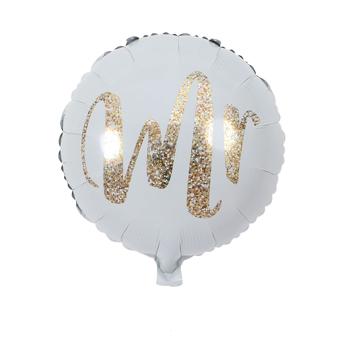 9 Pieces Set Mr & Mrs Aluminum Film Balloon Wedding