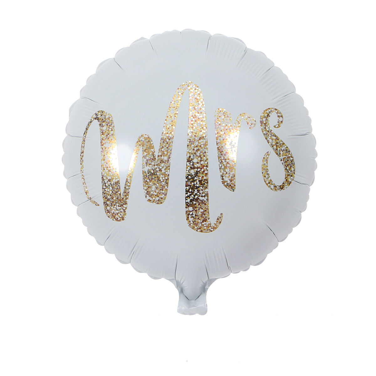 9 Pieces Set Mr & Mrs Aluminum Film Balloon Wedding
