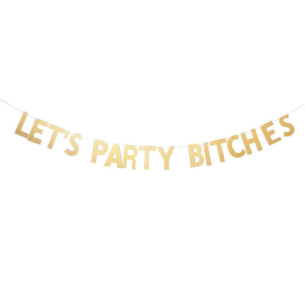 Letter Flag Bachelor Party Garland