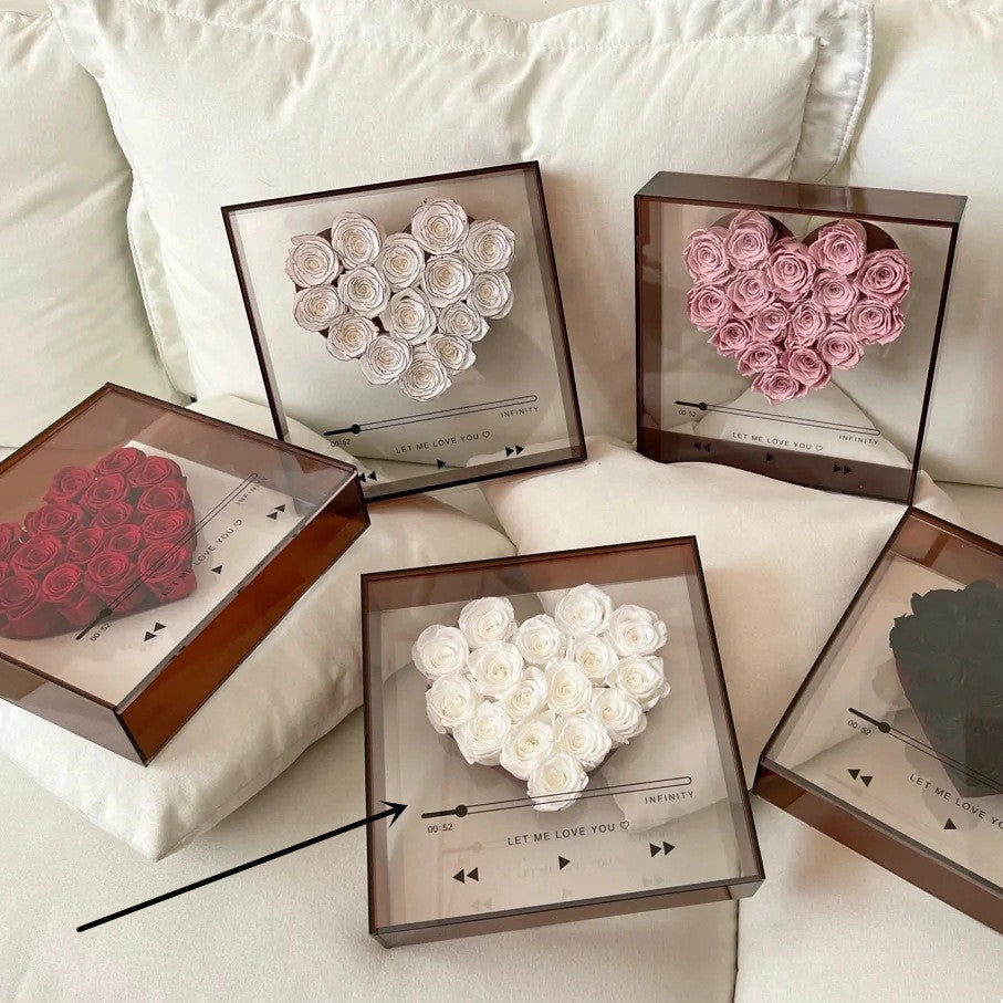 Transparent Acrylic Flower Box Eternal