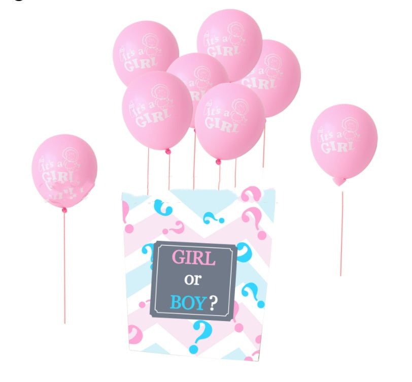 Birthday Baby Welcome Balloon Carton