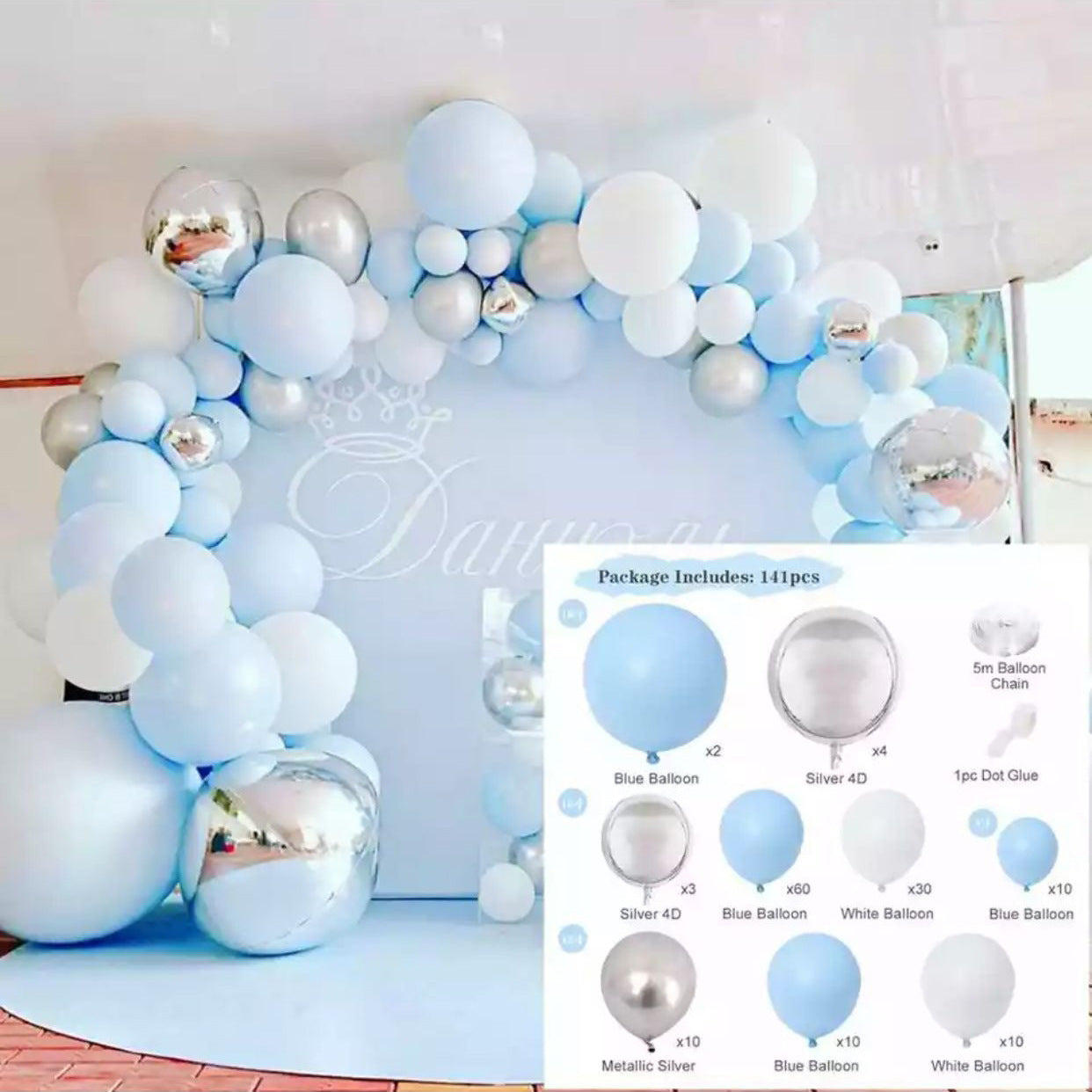 Macaron Balloon Garland Arch Baby shower Party Decoration
