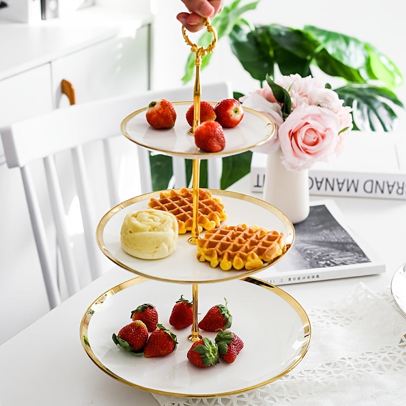Decorative Three-layer Tray