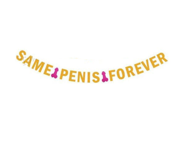 Bachelor Party Letters Garland Plate