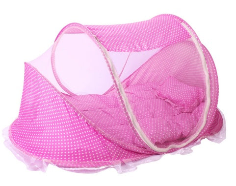 Foldable Baby Bed Net With Pillow Net - Set