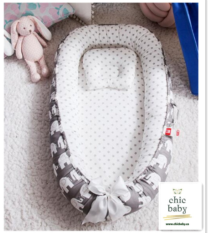Baby Removable And Washable Bed Crib - Portable Crib - Travel Bed - Cotton Cradle