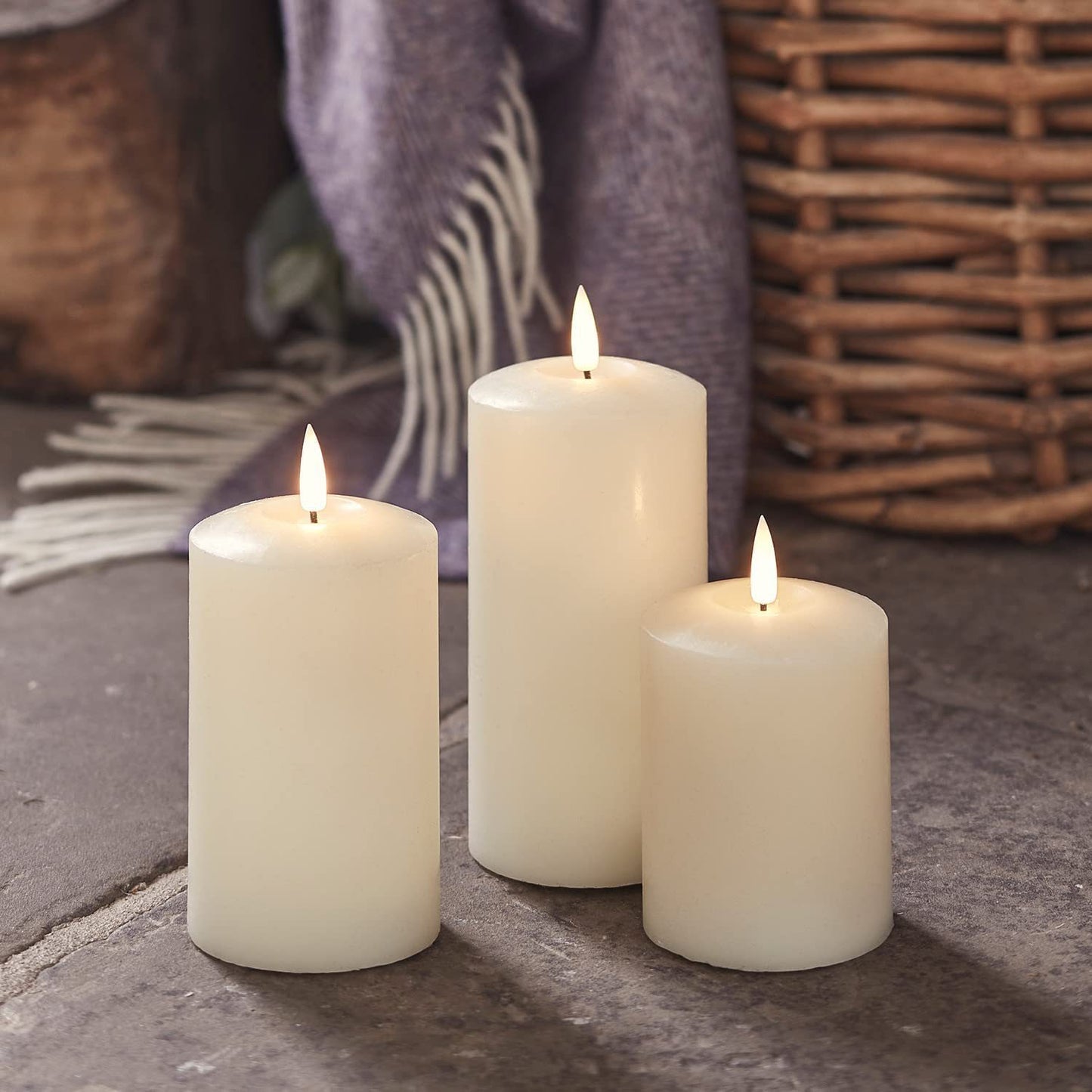 LED Electronic Candle Light Oblique Mouth Ordinary Artificial Paraffin Fake Candle Light