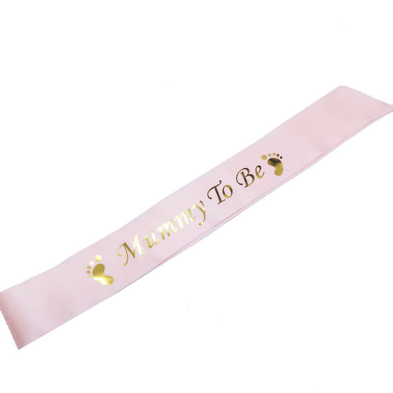 Series baby shower party shoulder strap etiquette