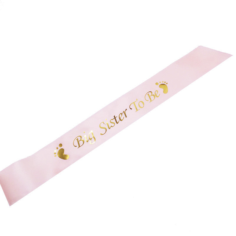 Series baby shower party shoulder strap etiquette