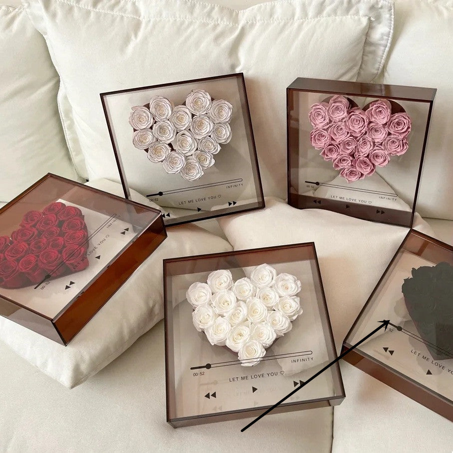 Transparent Acrylic Flower Box Eternal