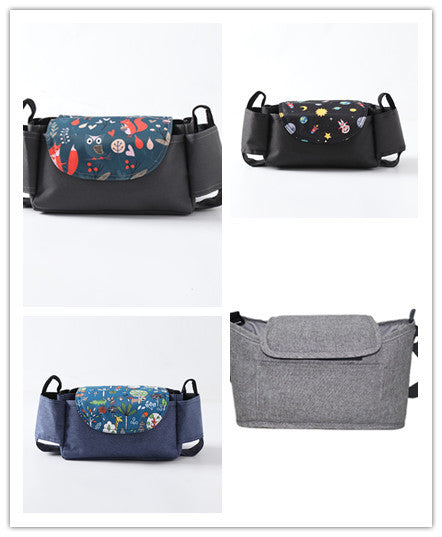 Multifunction Baby Stroller Bag Organizer Accessories Cup wheelchair bag