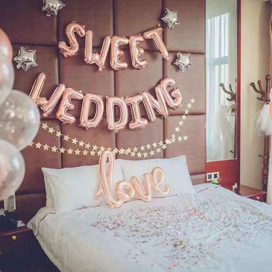 Wedding room -  layout creative wedding balloon