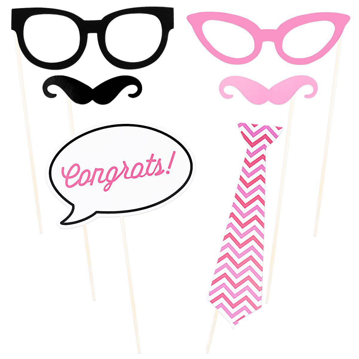 Baby party photo props