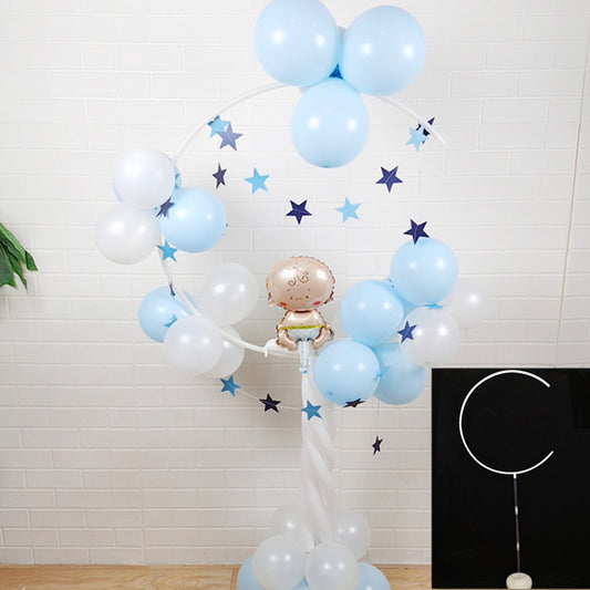 Baby shower Party Balloon Ring Column Stand