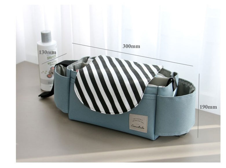 Multifunction Baby Stroller Bag Organizer Accessories Cup wheelchair bag