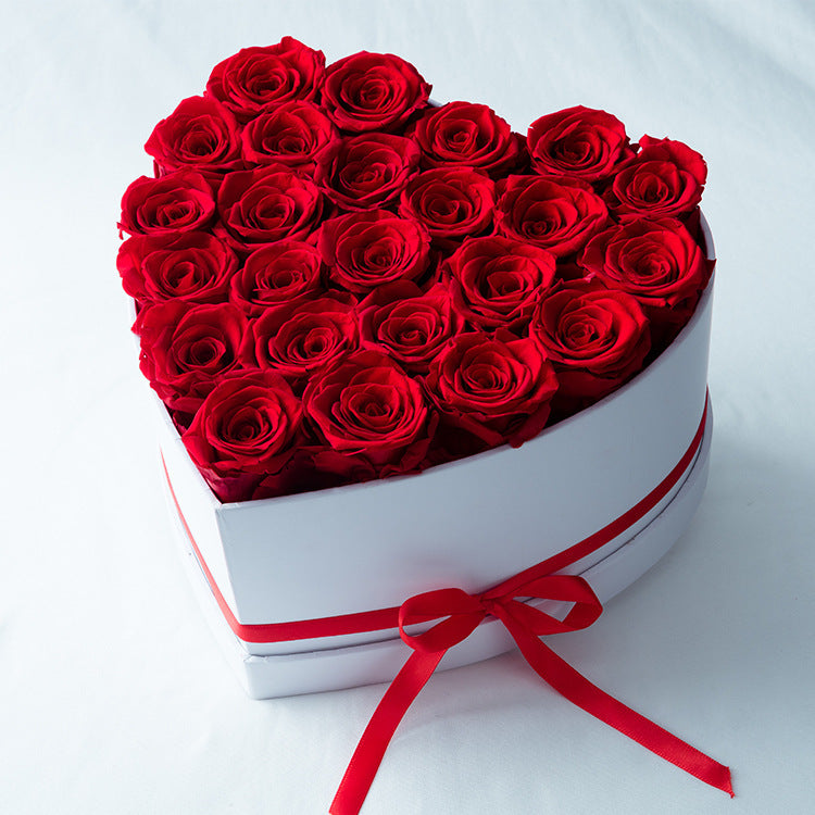 Heart-shaped Flowers gift box