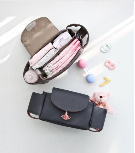 Multifunction Baby Stroller Bag Organizer Accessories Cup wheelchair bag
