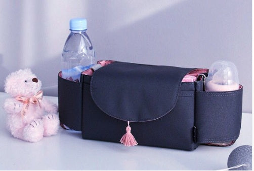Multifunction Baby Stroller Bag Organizer Accessories Cup wheelchair bag