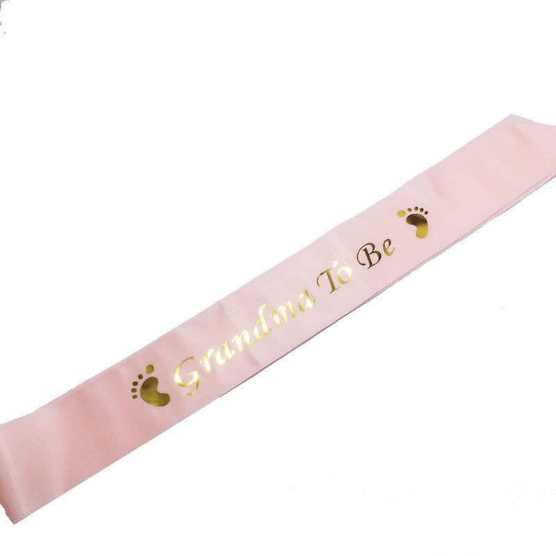 Series baby shower party shoulder strap etiquette