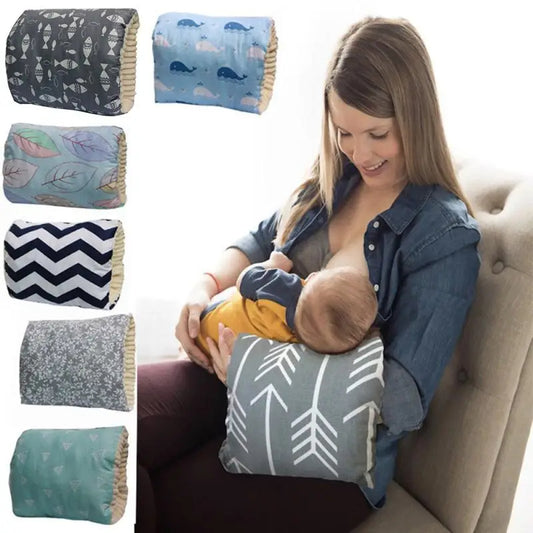 Adjustable Baby Cotton Nursing Arm - Pillow Breastfeeding Washable Baby