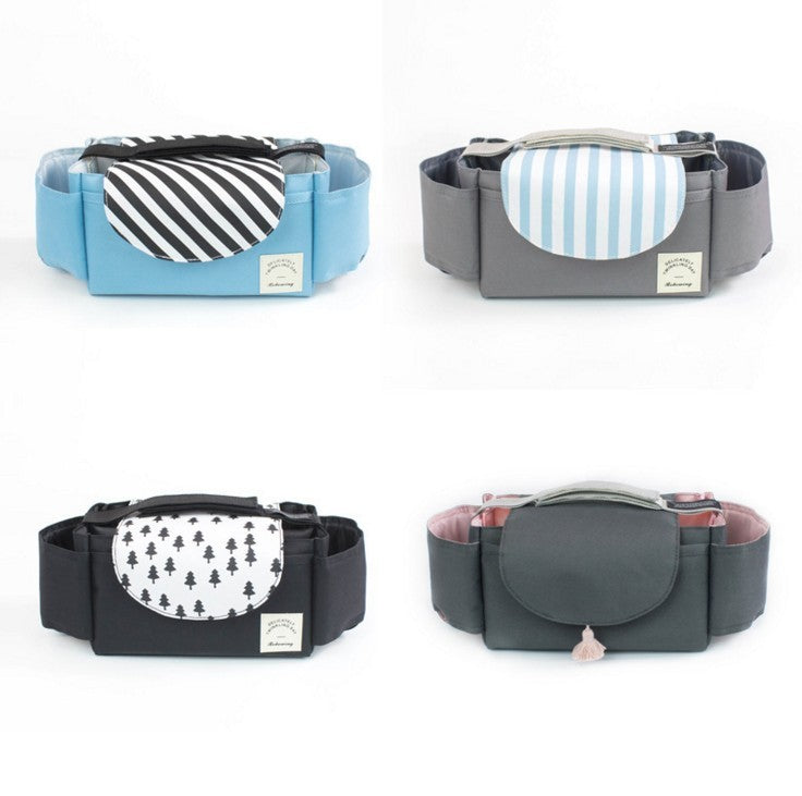 Multifunction Baby Stroller Bag Organizer Accessories Cup wheelchair bag