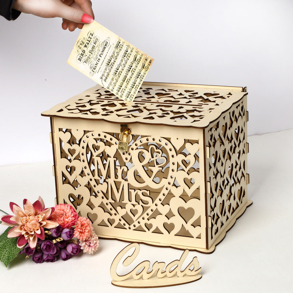 Wooden wedding  box
