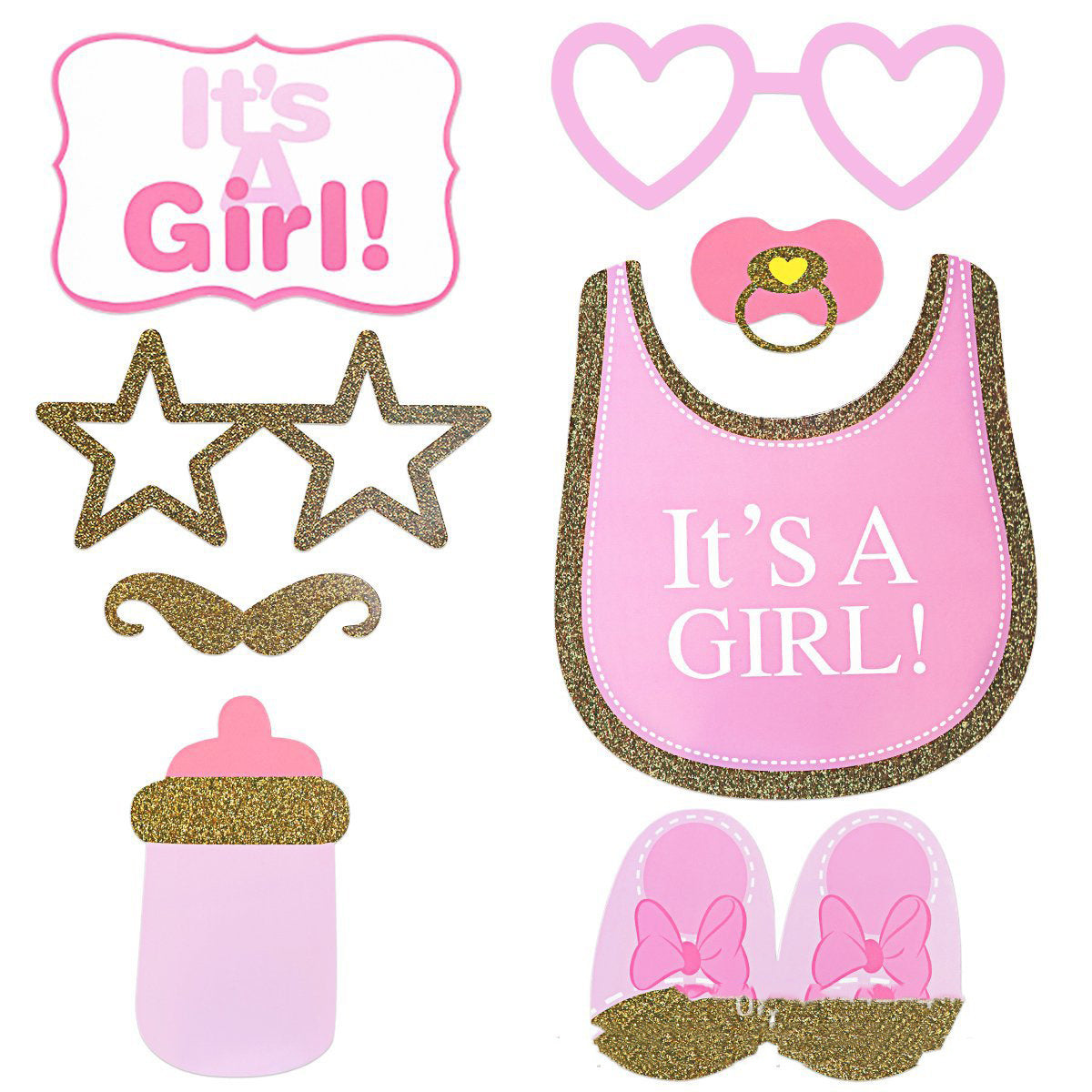 Baby party photo props