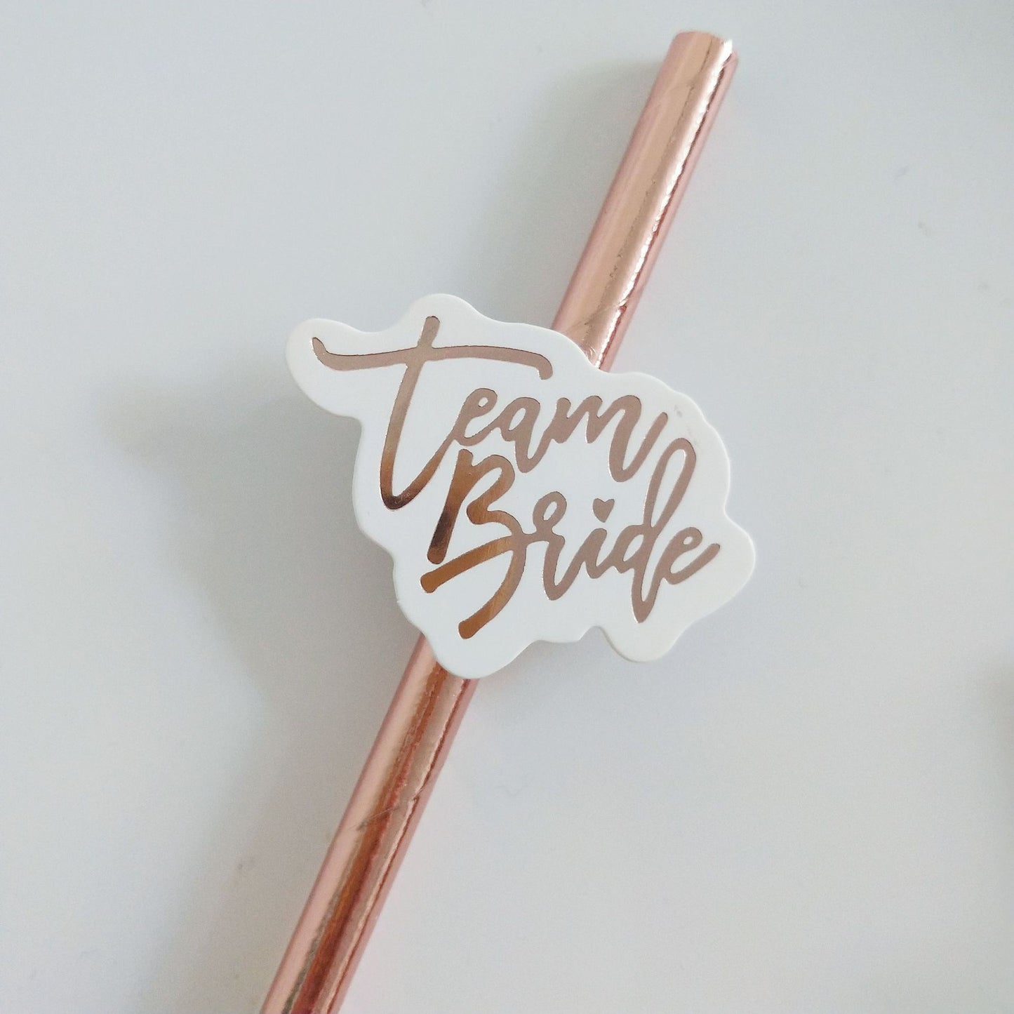 Gilded Paper Straw Party Decoration