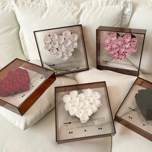 Transparent Acrylic Flower Box Eternal