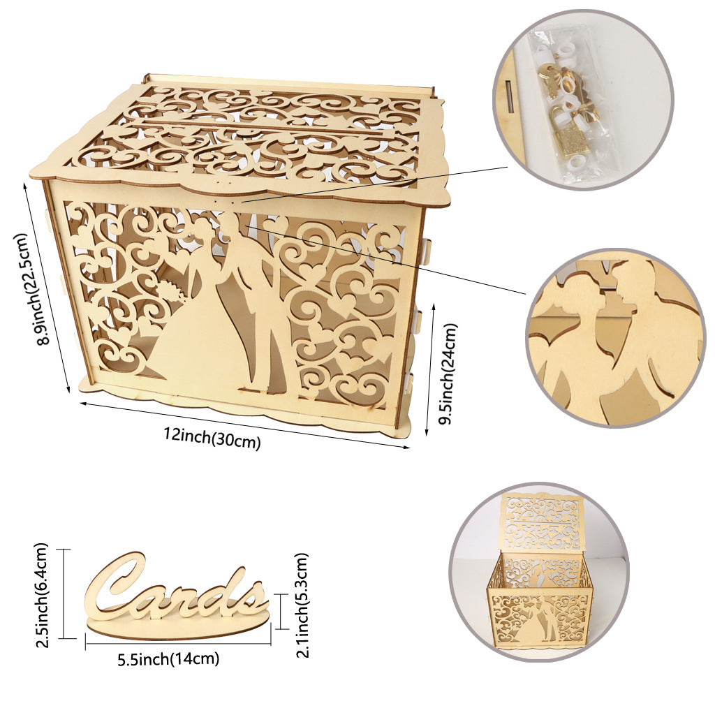Wooden wedding  box