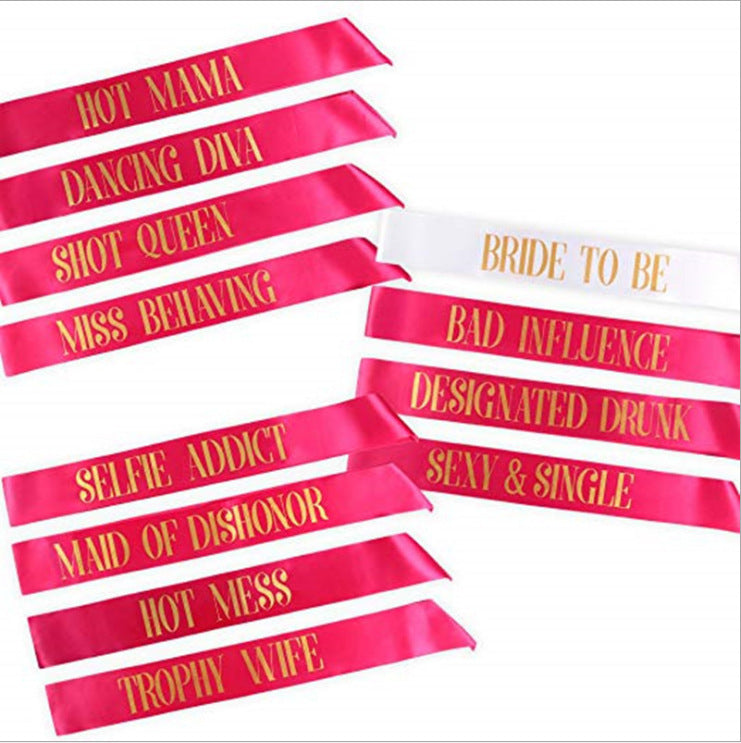 Set Bride To Be Bachelor Party Bride
