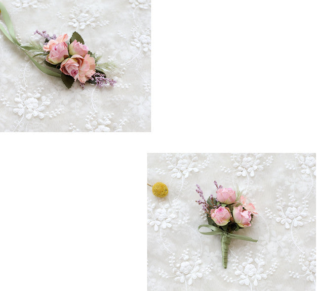 Groom And Groomsman Corsage